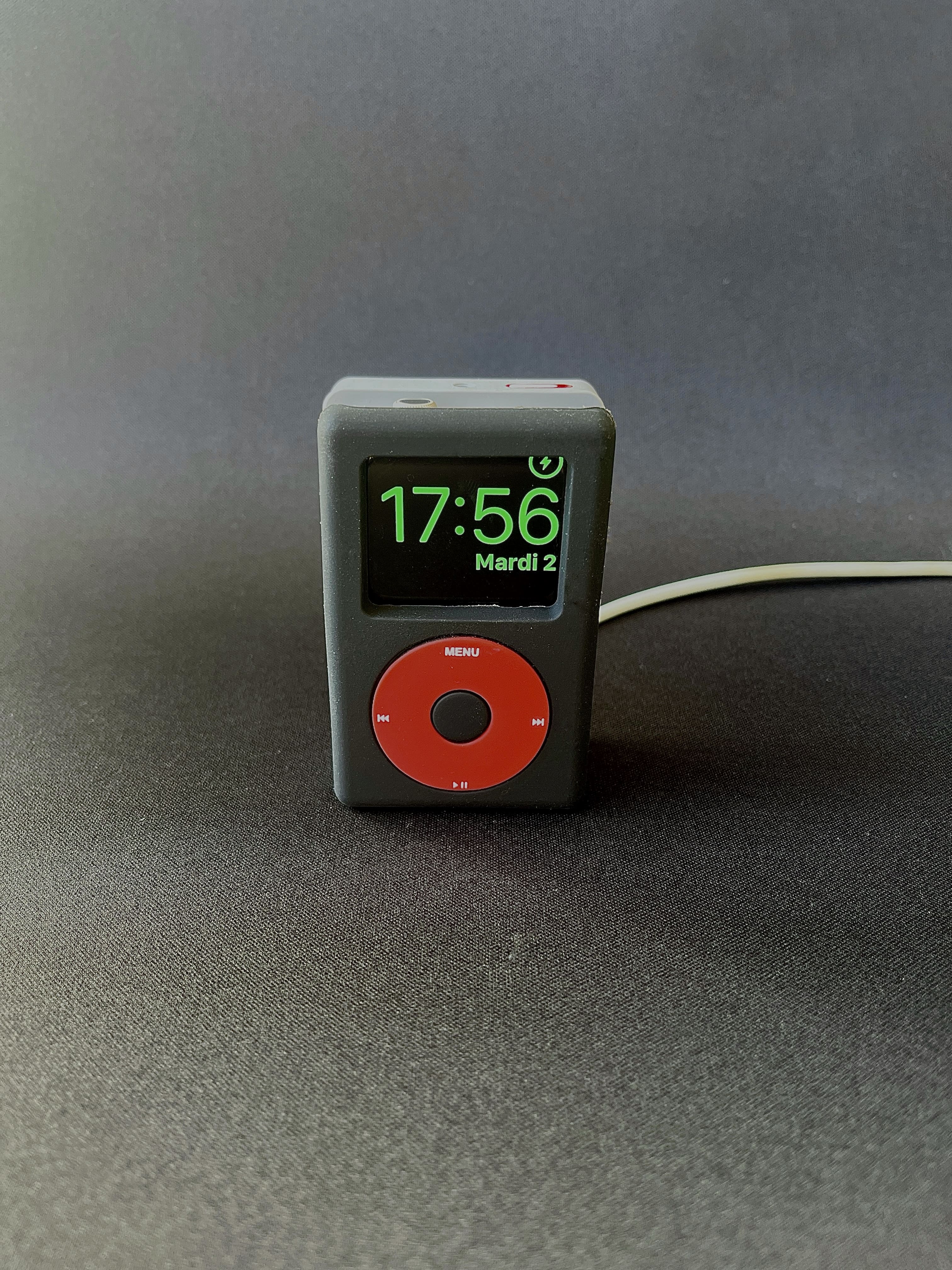 Support de charge Apple Watch – Design iPod rétro